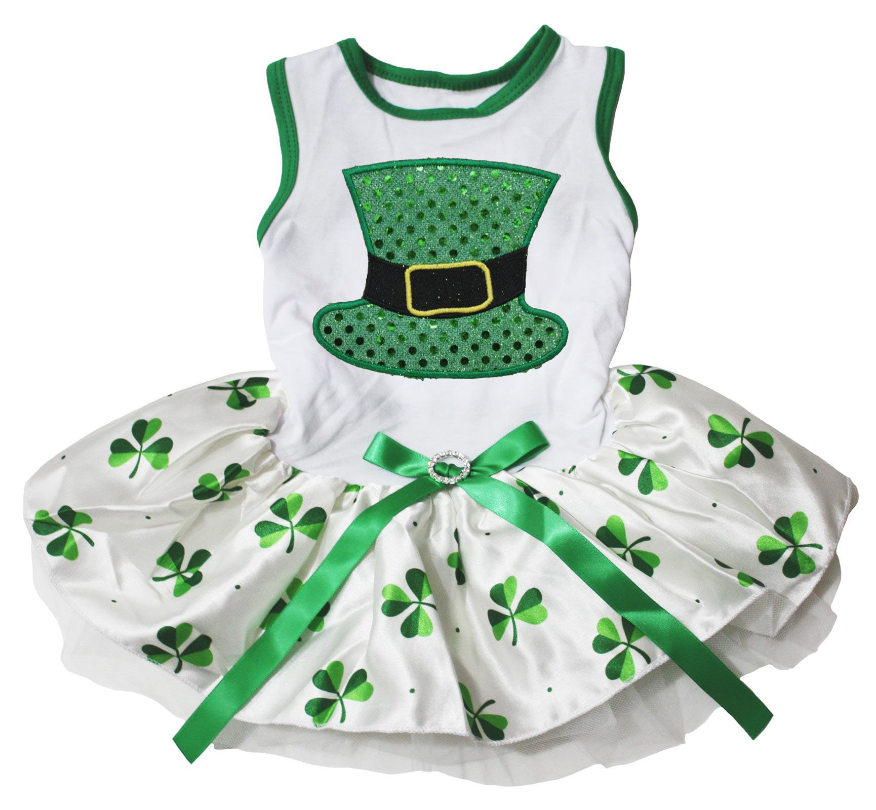 Habit chien Saint-Patrick confortable anti-frottement en coton