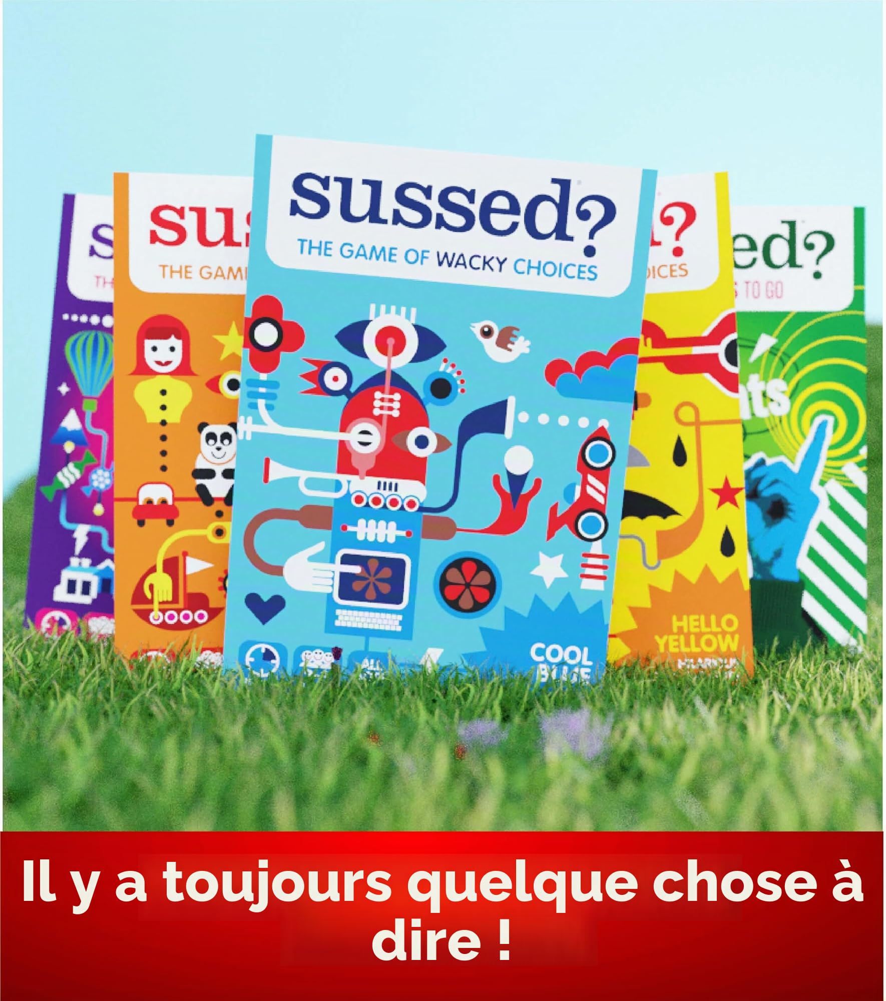 SUSSED ALL SORTS (EDITION ANGLAISE) (jeu de cartes familial qui provoque des conversations drôles et amusantes) (Qui connaît qui sur le bout des doigts?)