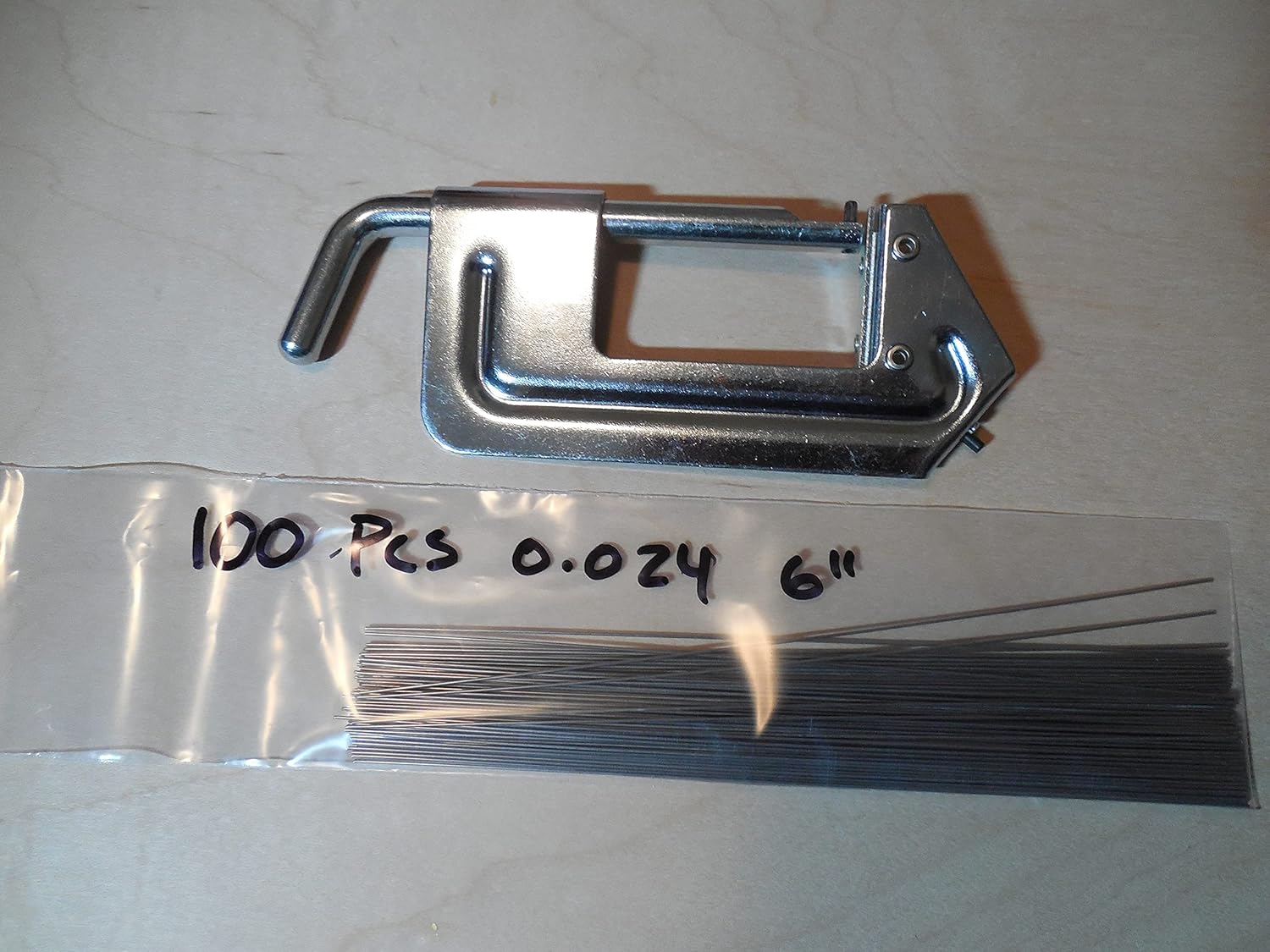 Wire Forming, Fishing Spinner Lure Maker with 100 Pieces 0.024 6 inch Wire Included