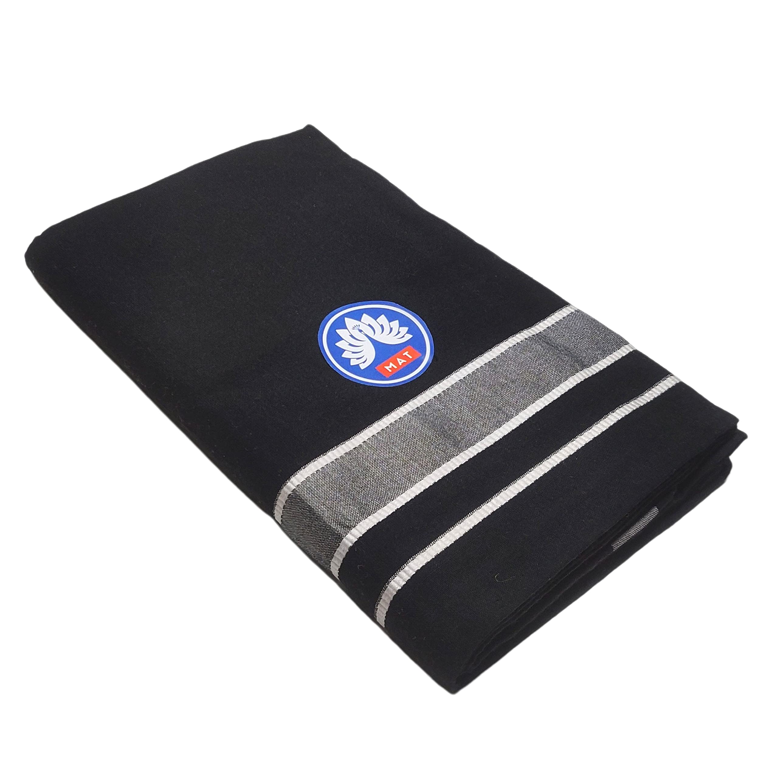 mat maariamman textile - the place of honourable goods MAT Brand Pure Cotton Color Dhoti For Men - 2.00 Meters | Traditonal Wear | Devotional Wear | Casual Wear-picture-46