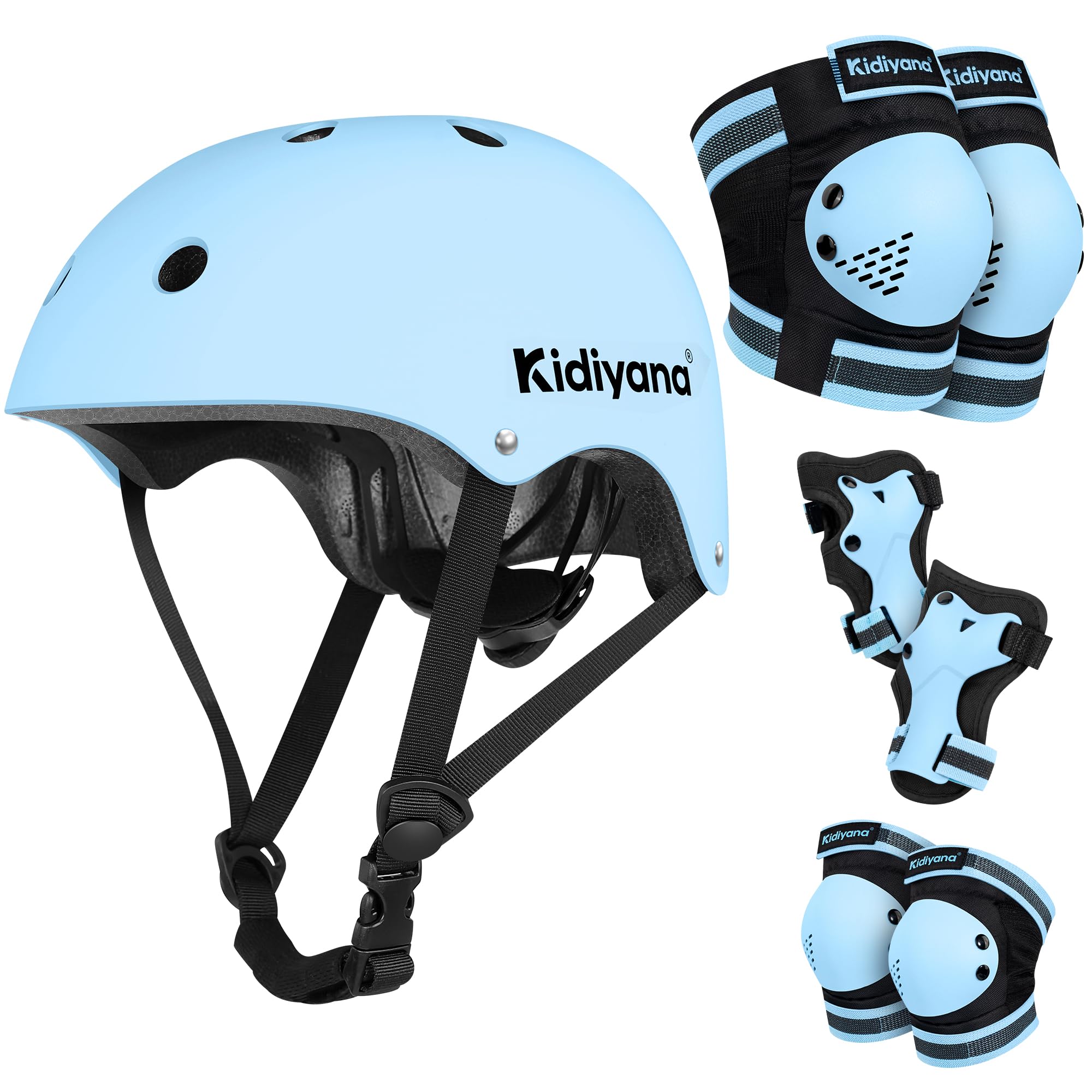 Casco Infantil - Casco Infantil Ligero con Carcasa Dura de ABS y Espuma EPS, Ajustable y Transpirable para Bicicleta, Patinete, Scooter y Patines en línea