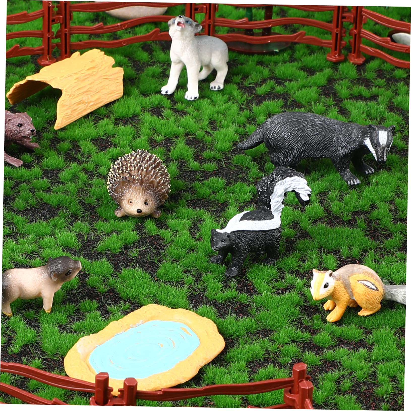 Cabilock Musgo Artificial de Interior Realista, Césped Base para Jardín