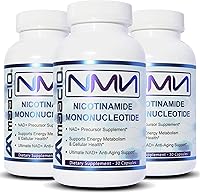 Vista 6 de MAAC10 NMN Supplement 250mg Capsules - Genuine NMN Nicotinamide Mononucleotide NAD+ Supplement, Stabilized Form, Pairs Well with Trans-Resveratrol