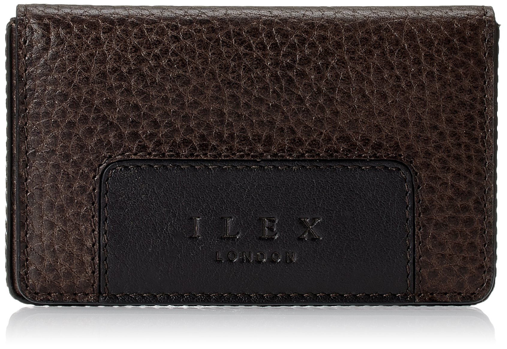 Ilex London Brown Colored Natural Leather Card Holder for Men
