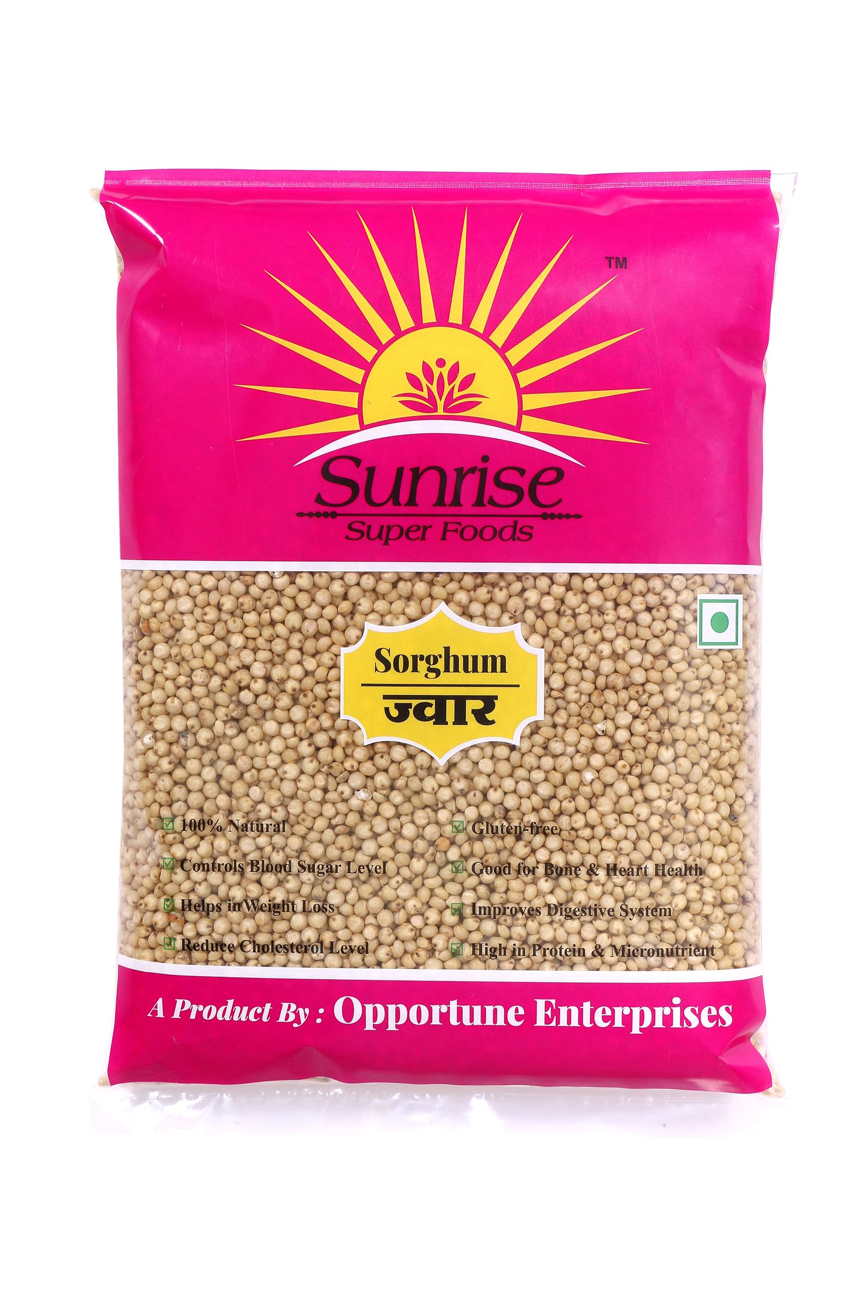 Sunrise Super Foods Jowar Sabut Sorghum Whole Grain For Weight Loss Gluten-Free Immunity booster Healthy Whole Grain (1Kg packing) (B0CHN59XYB) Amazon Price History, Amazon Price Tracker