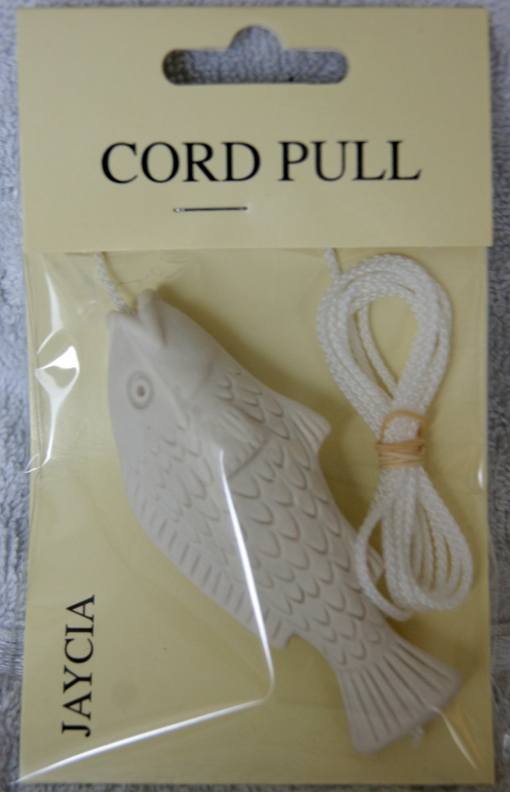 Ceramic Fish Light Pull (White)