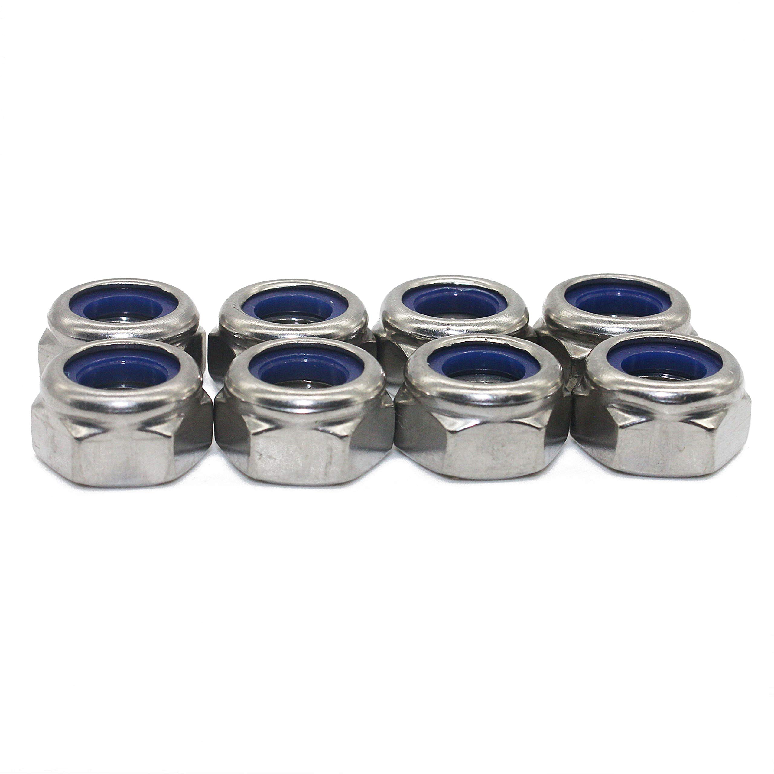 80 Dadi Autobloccanti M4 In Acciaio Inox - Con Inserti Nylon, DIN 985, Per Fissaggi Antivibranti - Foto 10