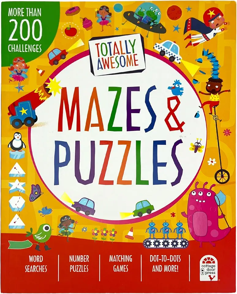 Totally Awesome Mazes and Puzzles: Over 200 Brain-bending Challenges