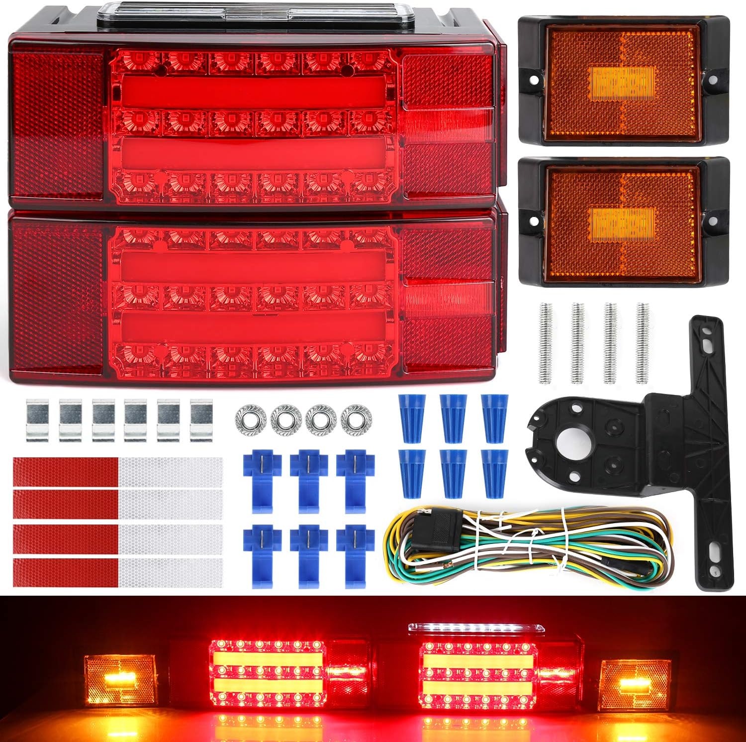 LINKITOM New Submersible LED Trailer Light Kit