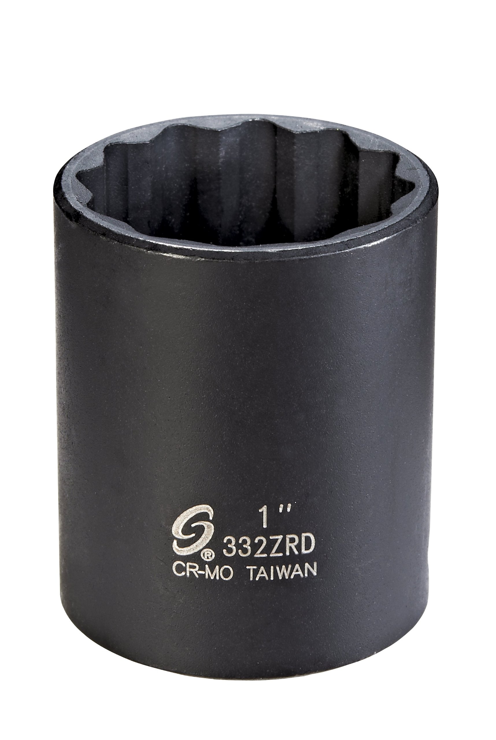 Sunex332ZRD 3/8-Inch Drive 1-Inch 12-Point Semi-Deep Impact Socket