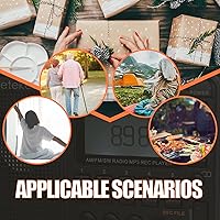 Vista 9 de Retekess V115 Shortwave Radio, Digital Radio AM FM, Shortwave Receiver with 1000mAh Rechargeable Battery, Presets, TF/AUX Playback and Recording