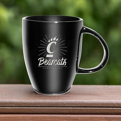 Vista 130 de Rico Industries NCAA - Taza de cerámica con grabado láser, 18 onzas, café y té