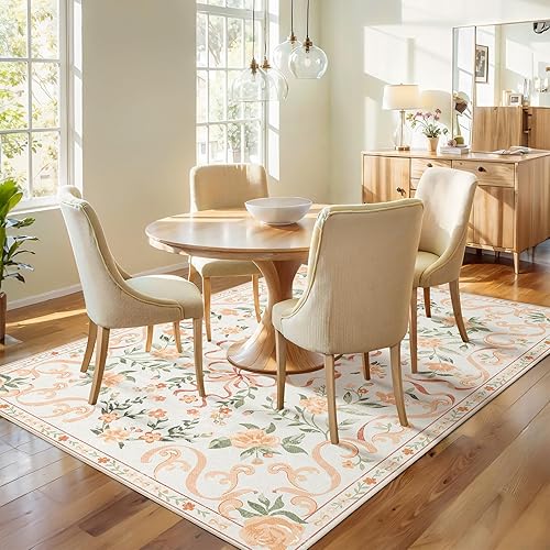 Vista 93 de Alfombras pequeñas de 2 x 3 pulgadas para entrada, alfombra bohemia verde para baño, pasillo, alfombra de cocina vintage, antideslizante, lavable