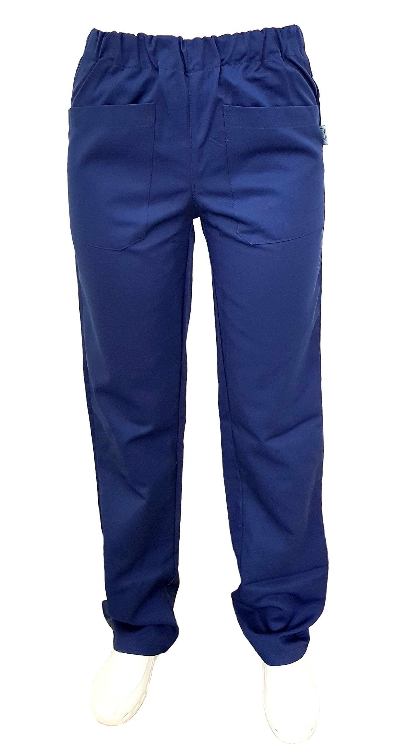 Tecno Hospital CASACCA OSPEDALIERA, OSS, ESTETICA INFERMIERE, MEDICO, SANITARIO, LABORATORIO 2 TASCHE ANTERIORI CON TASCHINO, SPACCHI LATERALI, SCOLLO A V, UNISEX
