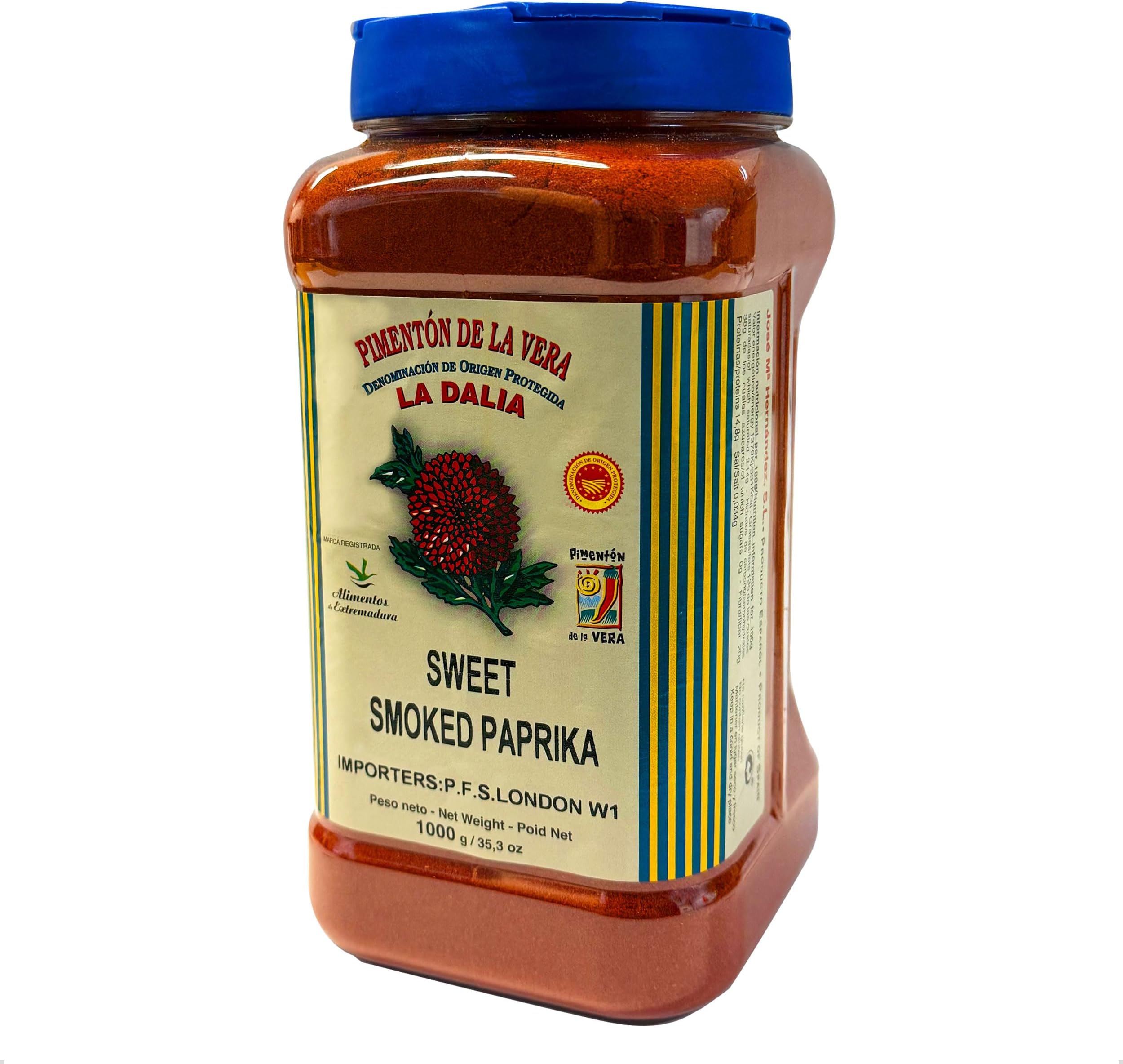 Bulk La Dalia Sweet Smoked Paprika from Spain (1.75 lbs/800 g)