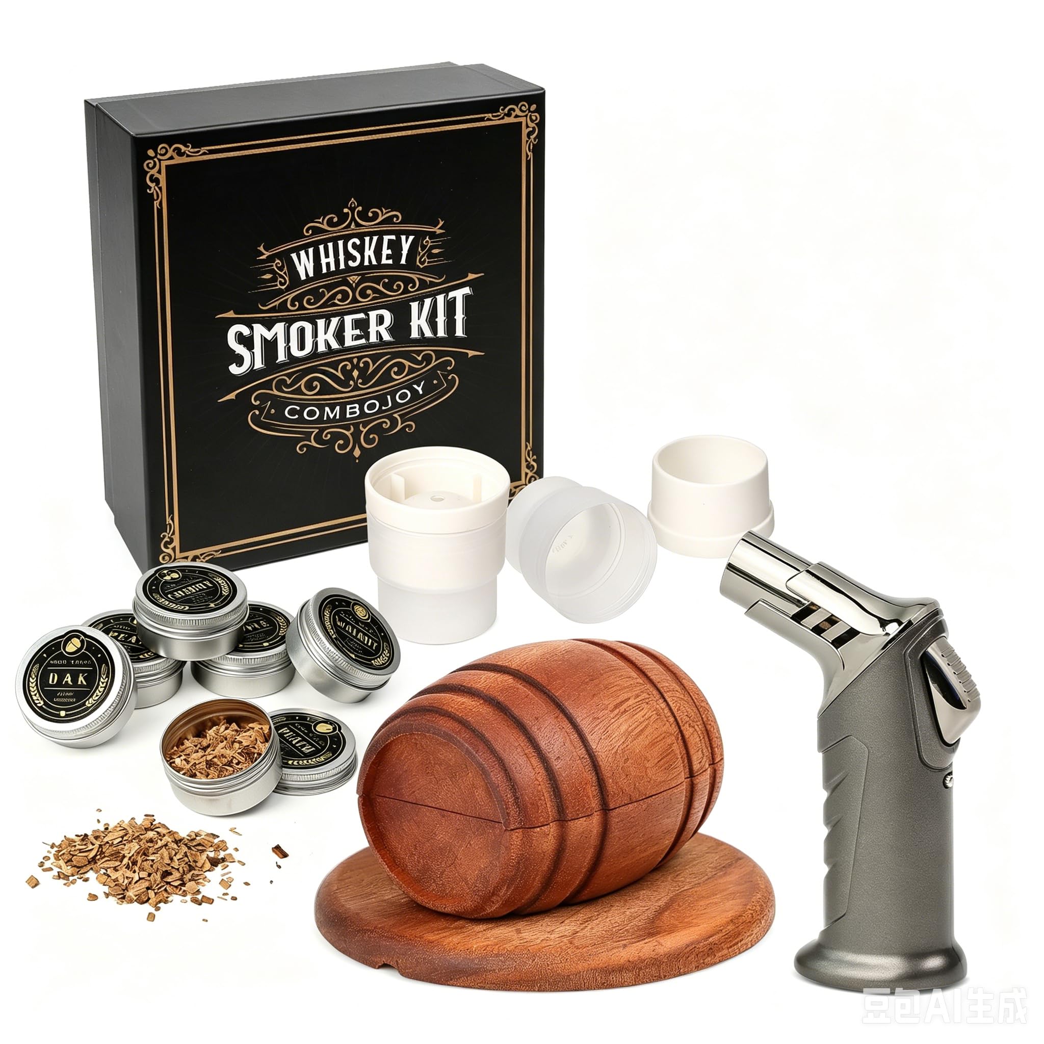 ComboJoy Affumicatore per whisky in legno