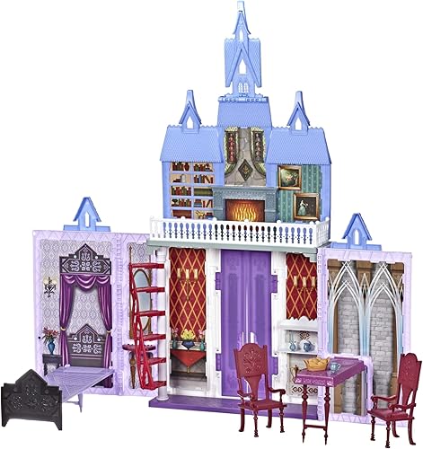 Miniatura 1 de Disney Frozen Fold and Go Arendelle Castle Playset Inspired 2 Movie Portable Play - Toy for Kids Ages 3 and up