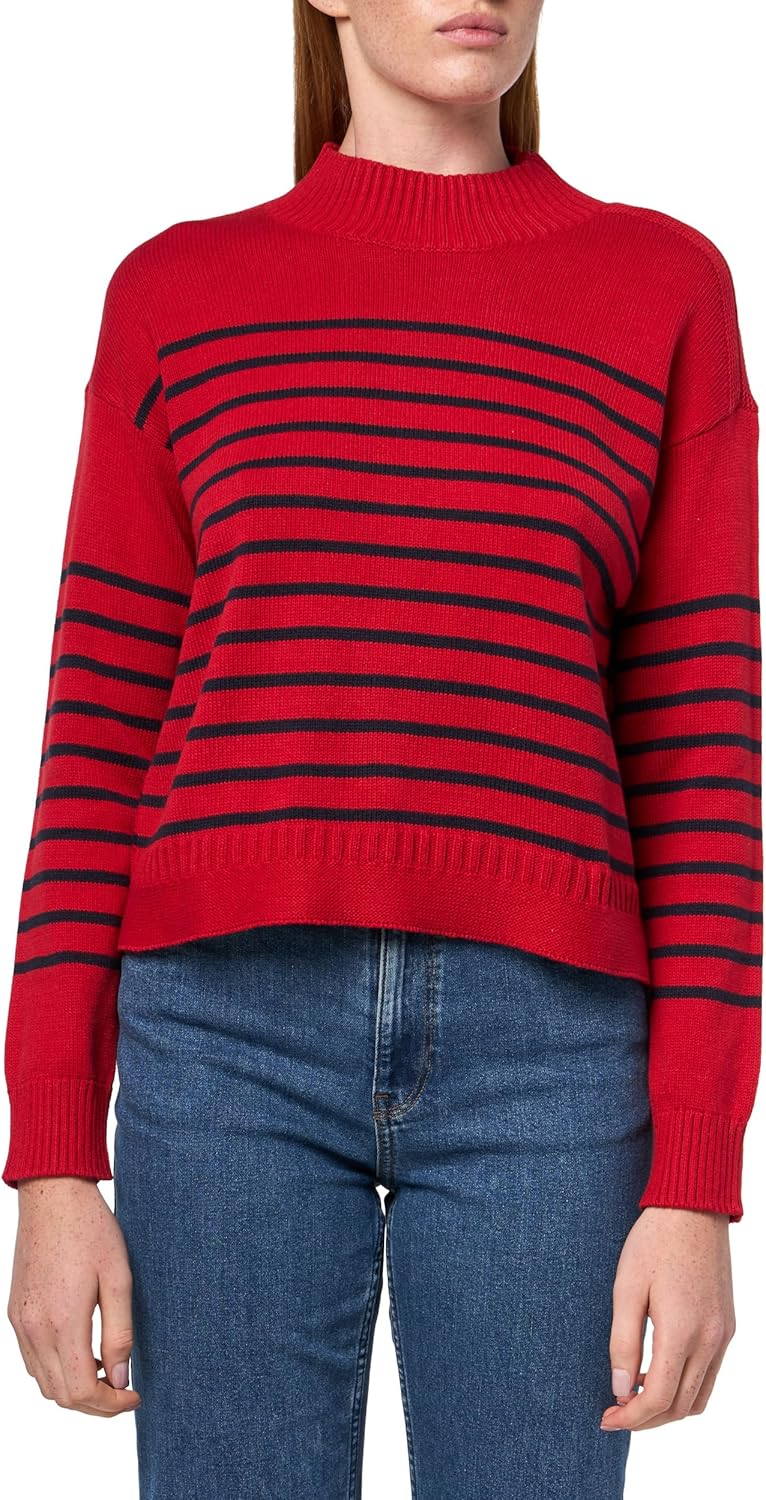 Nautica Womens Long Sleeve Pullover Mockneck Sweater