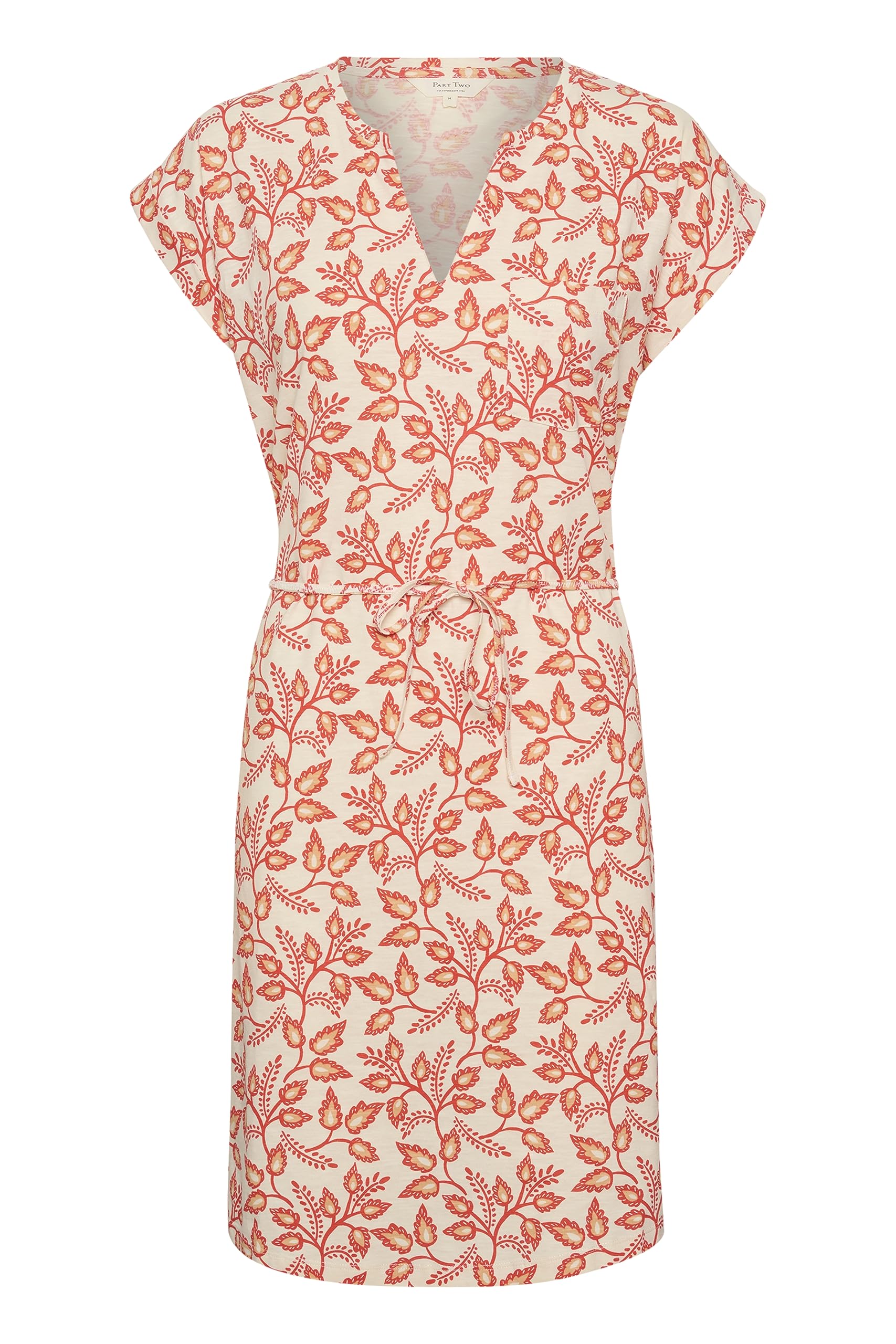 PART TWO Women's Ilima Dress Casual Dress, Grenadine Graphic Leaf, XS