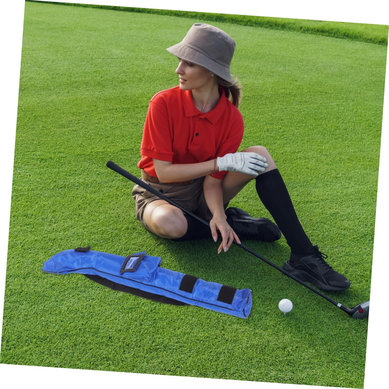 BESPORTBLE Golf Club Bag Portable Multi-function Boy Girl Golfing Bag Durable Golf Equipment for Boys and Girls Easy to Clean and Carry for