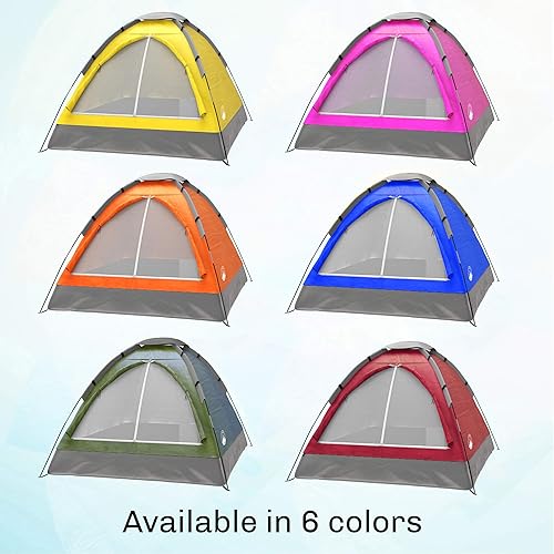 Miniatura 8 de 2 Person Camping Tent with Rain Fly and Carrying Bag