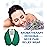 Happy Wraps Microwavable Herbal Neck Wrap - Hot Cold Aromatherapy Neck Warming Pillow - Heating Pad for Migraines, Stress, Gifts for Women, Birthdays, Christmas and Free Sleep Mask - Green