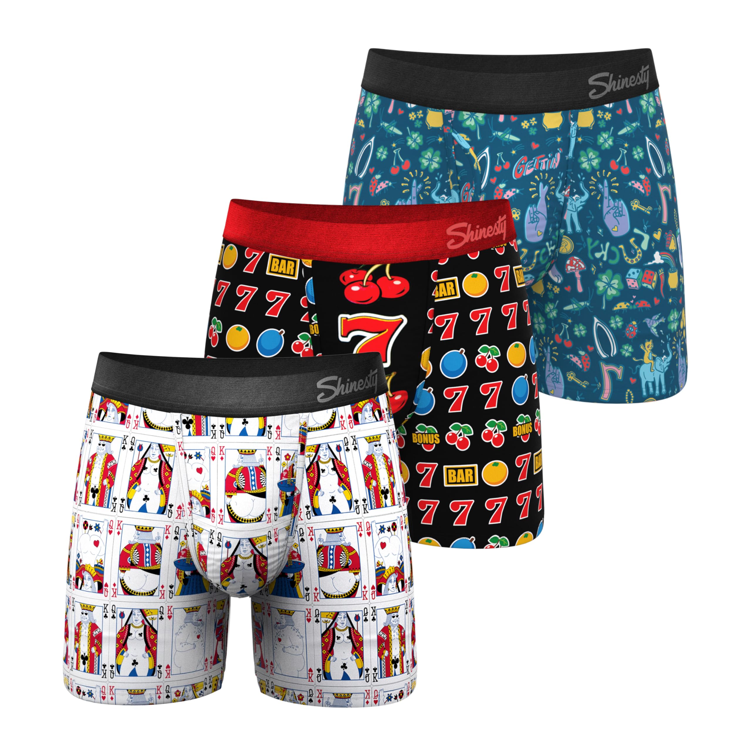 Boxer Briefs for Men Pack of 3 - Hammock Support Pouch Underwear for Men - Flyless