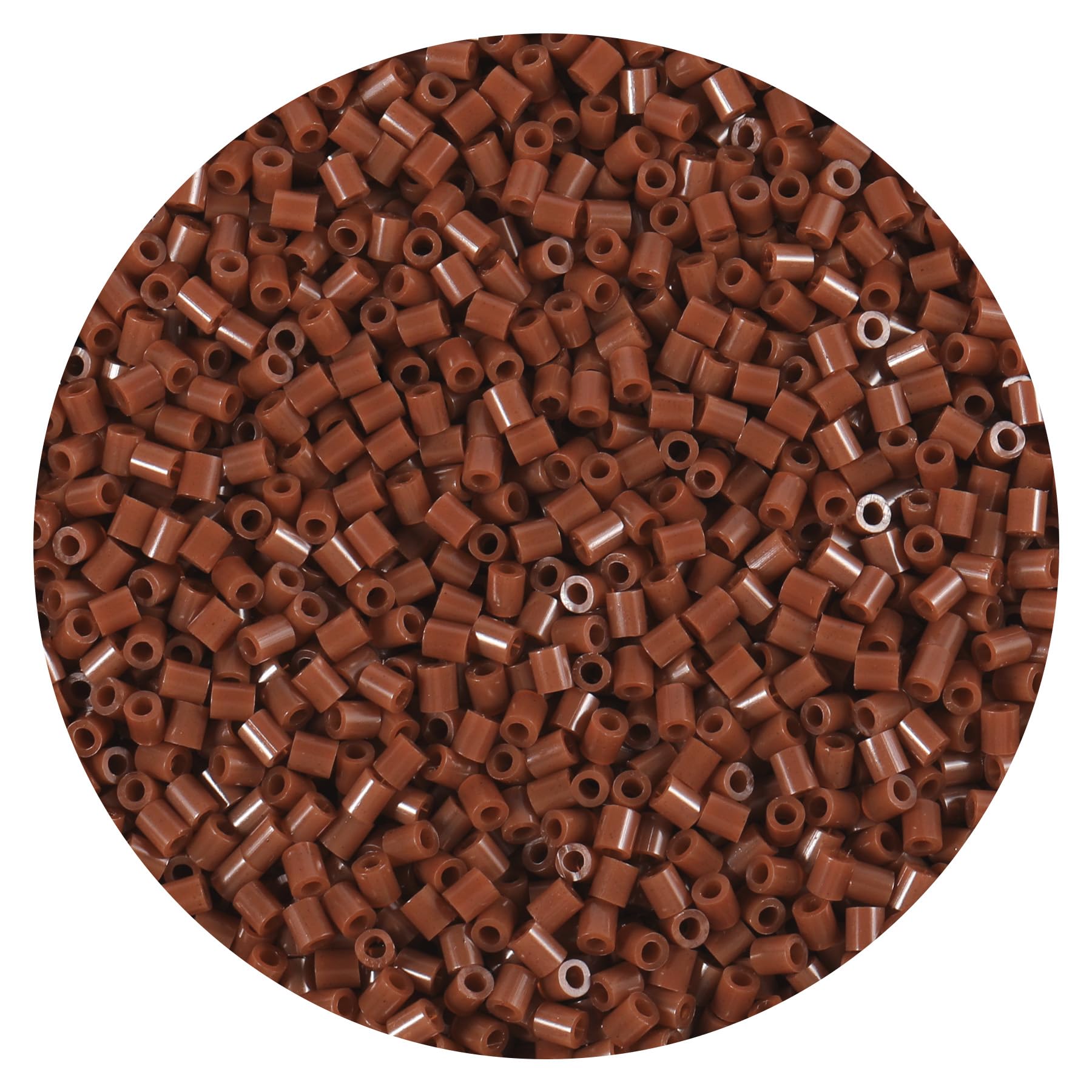 10000Pcs Loose Mini Fuse Beads 2.6mm Bulk Refill Kit Stress Relief Pixel Art 3D Craft Melting Beads for DIY Decor Crafts Creative Handmade Projects (F11 Brown 2) โ image 1