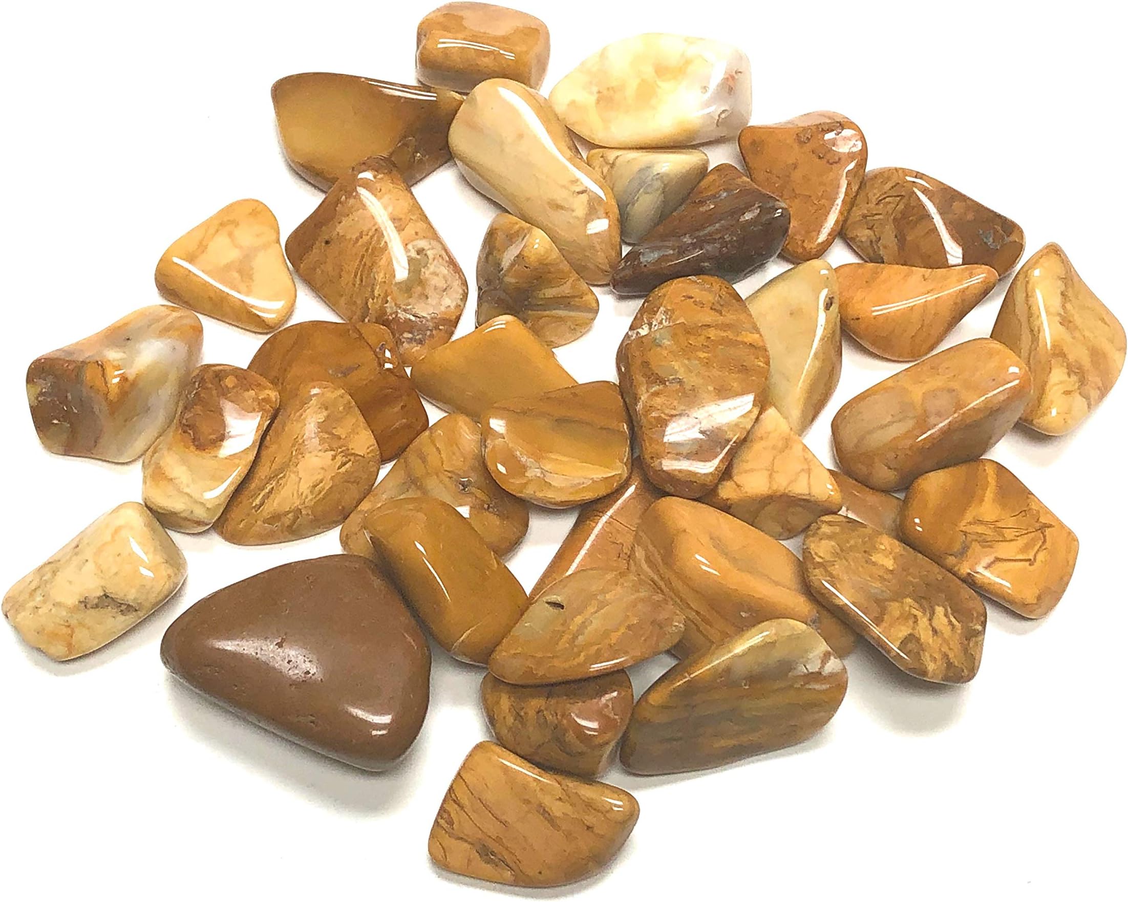 Zentron Crystal Collection1/2 Pound Tumbled Yellow Jasper