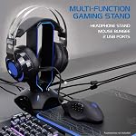 Accessory Power Enhance 3-in-1 Headset Stand Black