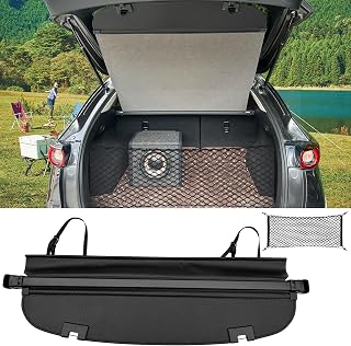 Sze Cargo Cover for Mazda CX5 2017-2025 Accessories Retractable Trunk Cover Black Rear Trunk Security Cover Shielding Shade Waterproof-New Upgrade
