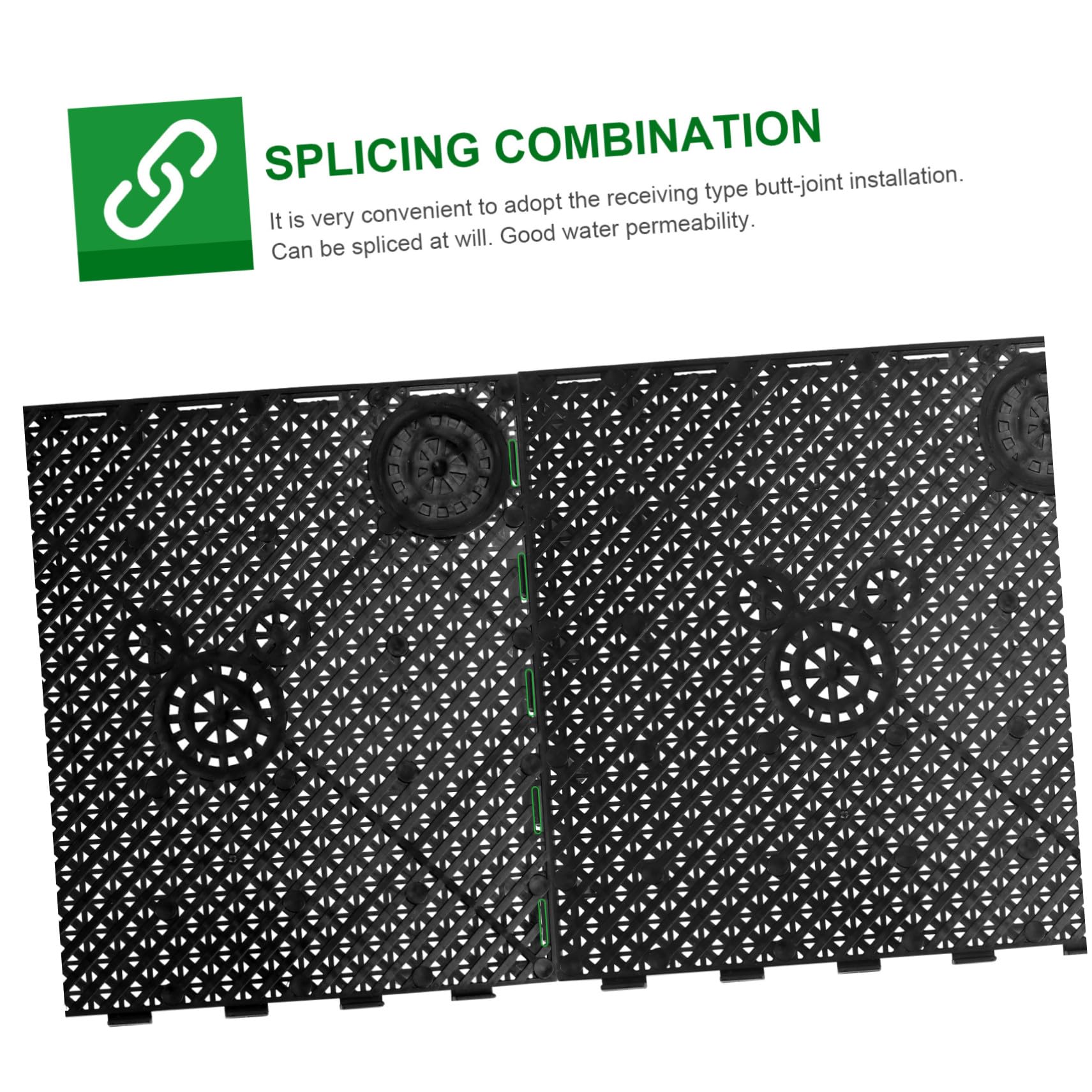 VICASKY 40 Stck. Teiliges PVC Filterplatten für Aquarium Bodenfilter Flexible Kombination Robuste Schwarze Trennwand mit Guter Wasserpermeabilität Einfache Installation für Fischbecken und
