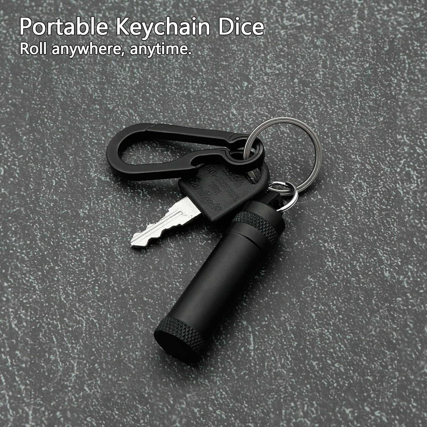 PJOY Mini Dice Set Portable Tiny Keychain DND Dice with D&D Dice Case 7PCS Antique Bronze Small Metal Dice Set for Role Playing Dice Games Compatible with Dungeons and Dragons Gifts