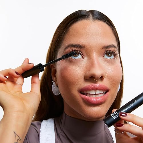 Miniatura 5 de 3INA MAQUILLAJE - Vegano - Libre de crueldad animal - Máscara de pestañas largas de 24 horas de nivel - Pestañas largas negras - Definición extrema