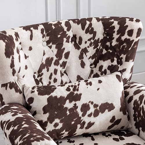 Miniatura 112 de Sillas de lectura Accent Midcentury - Sofá esquinero moderno y cómodo con respaldo copetudo para sala de estar, dormitorio, sala de recepción,