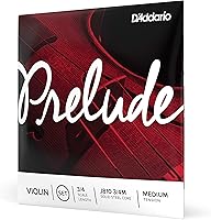 Vista 9 de D'Addario Prelude Cuerdas para violín, J813 3/4M, Tensión media, escala 3/4, cuerda D única
