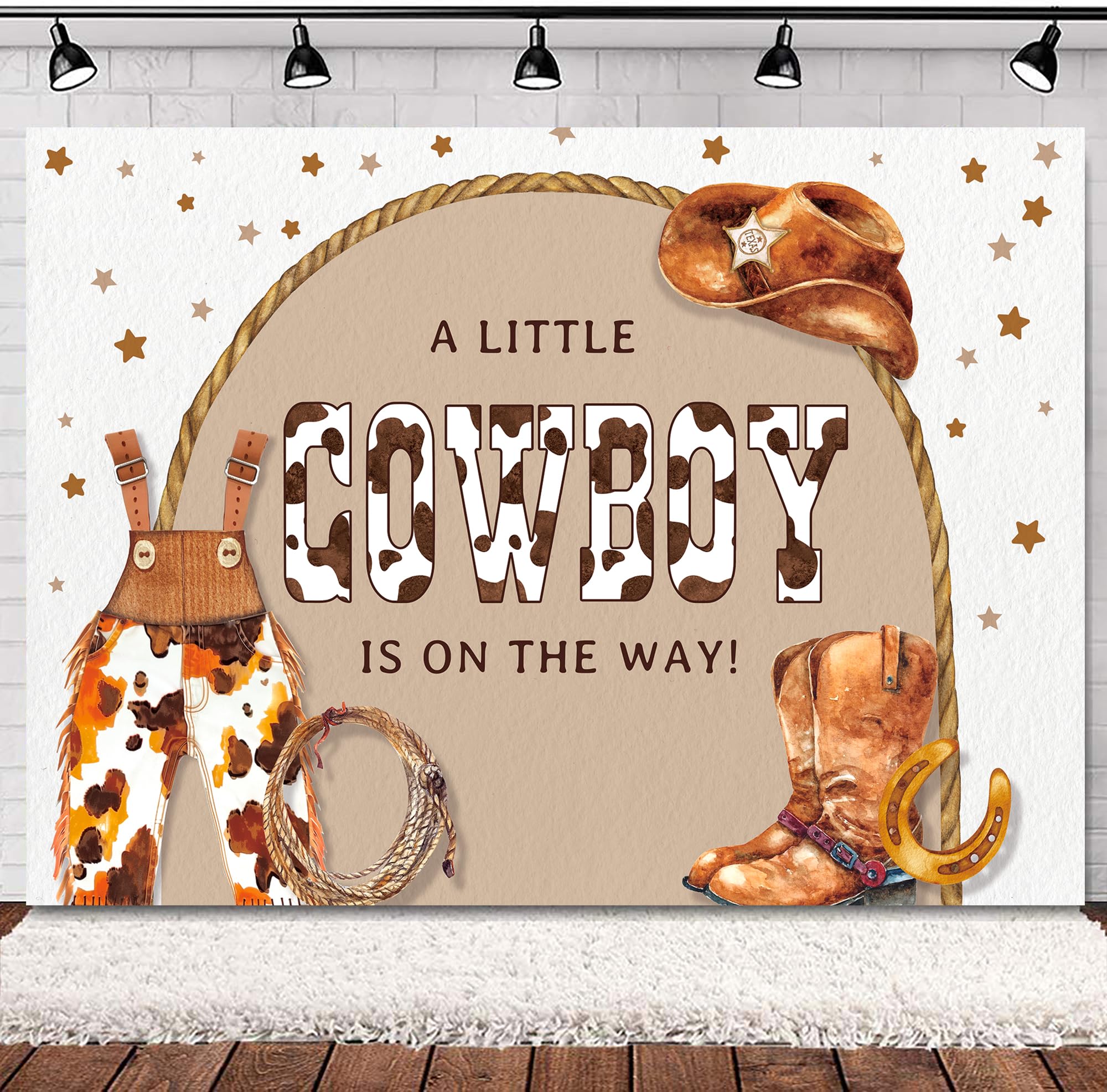 Buy SVBright Western Cowboy Backdrop 7Wx5H A Little Cowboy is on the