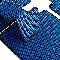 Vista 7 de Alfombrillas de automóvil personalizadas para todo tipo de clima para Mazda CX-3 2015-2023 - Aspecto elegante y ajuste de precisión (azul)