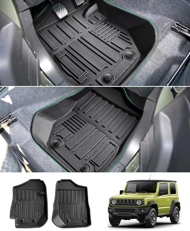 GAFAT Suzuki Jimny 2021-2024 JB64/JB74 Manuális Váltós Gumiszőnyeg Szett TPE Időjárásálló Padlószőnyeg 3D Magas Szélű