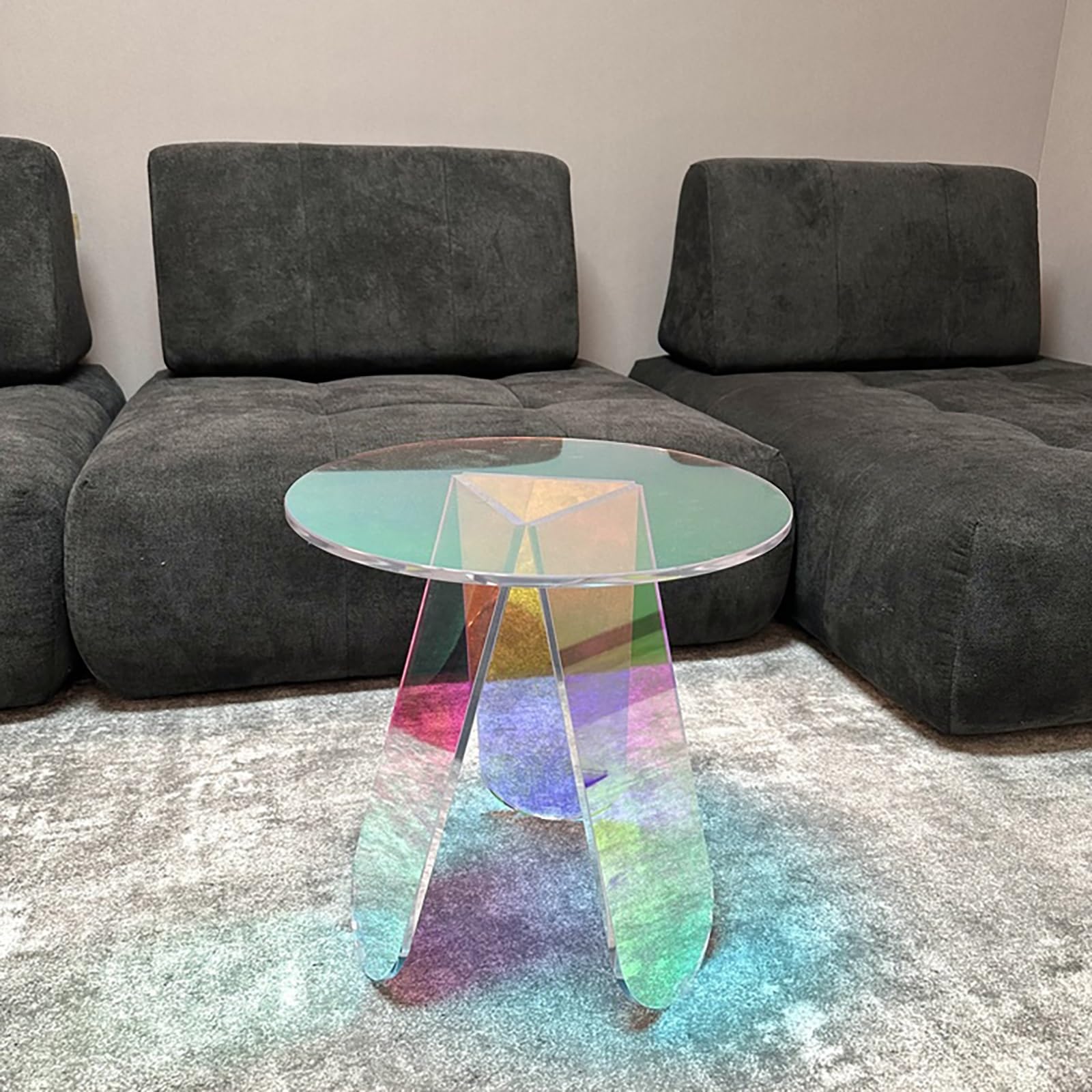 Table d'appoint en acrylique haut de gamme : le design moderne au cœur de votre salon