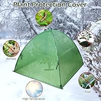 Vista 5 de Carpa para plantas al aire libre, cubierta de arbustos de invierno, carpas verdes contra heladas, cubiertas para plantas, carpa de protección contra