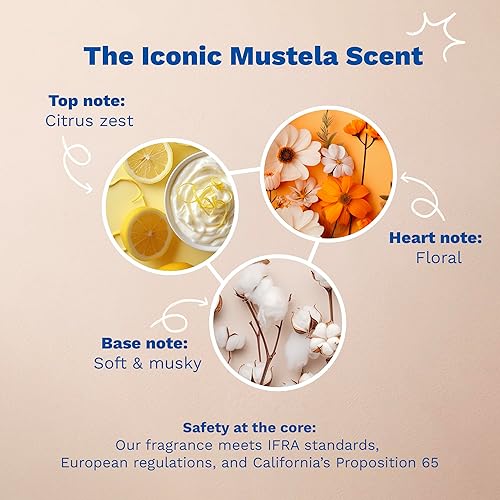 Miniatura 5 de Mustela Aceite hidratante para masajes para bebés, con aceite natural de aguacate, granada y girasol, 3.38 onzas líquidas