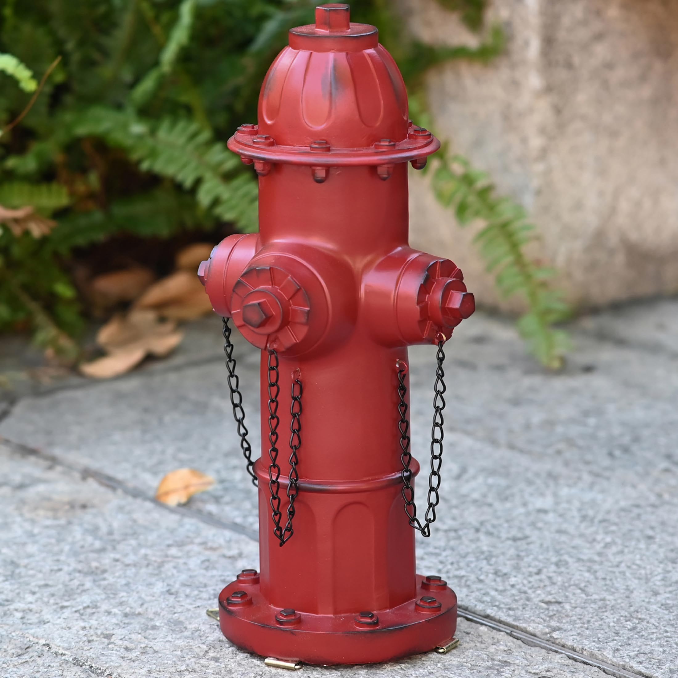 Fake Fire Hydrant for Dogs to Peed on,15.5inch Large Fire Hydrant for Training Large Small Dog Puppy Pee Post,Outdoor Indoor Statue Decor