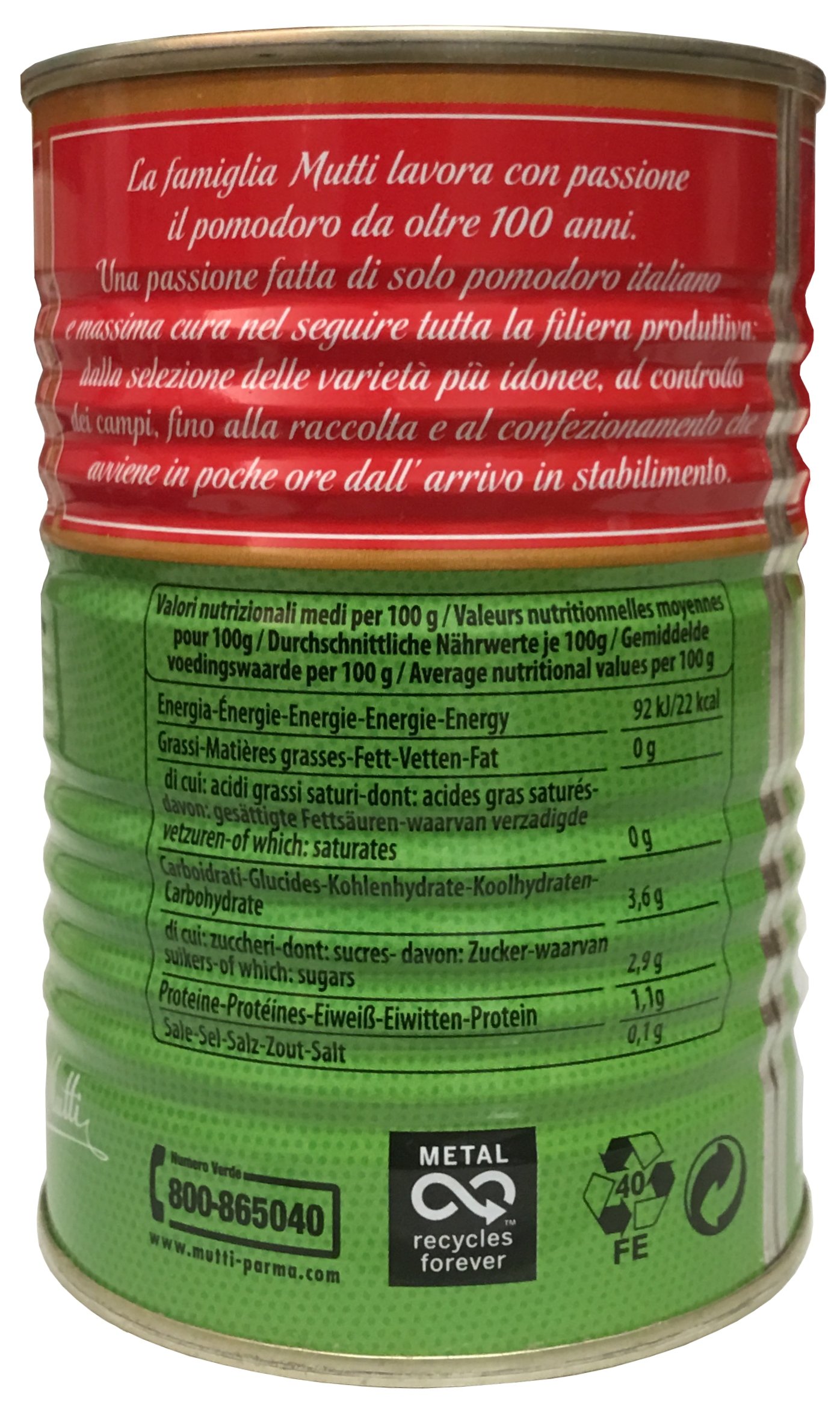 MUTTI Pacchetto – Pomodorini Ciliegini / Pomodorini (6 x 400 g) + Pomodori Pelati / Pomodori Pelati (6 x 400 g) + Polpa/carne di pomodoro fine (6 x 400 g)