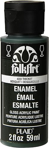 Miniatura 30 de FolkArt - Pintura acrílica esmaltada de 2 onzas Aqua