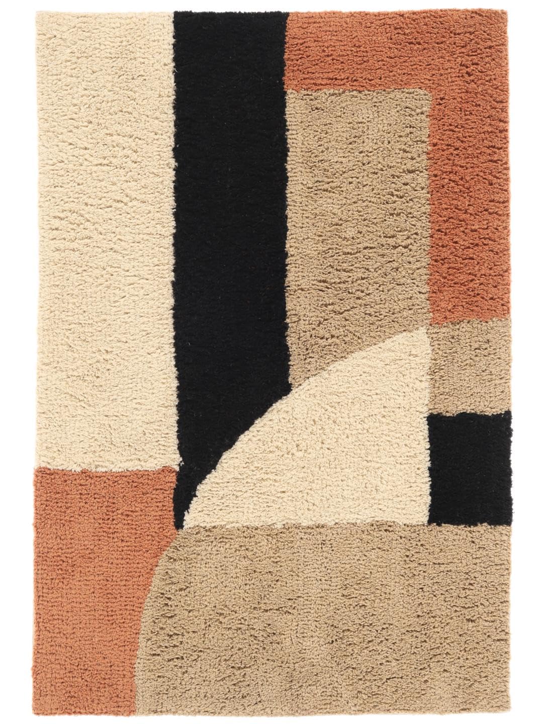 RugVista Cadiz Tappetino da bagno, Rettangolare, 60 x 90 cm | Moderni, Pelo medio, Lavabile in lavatrice, Oeko-Tex 100, Bagno