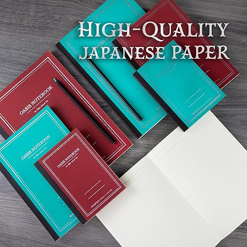 Vista 12 de Itoya ProFolio Oasis - Cuaderno A5 con diseño de aguacate, diario rayado y punteado para el trabajo, diario de arte para artistas y escritores