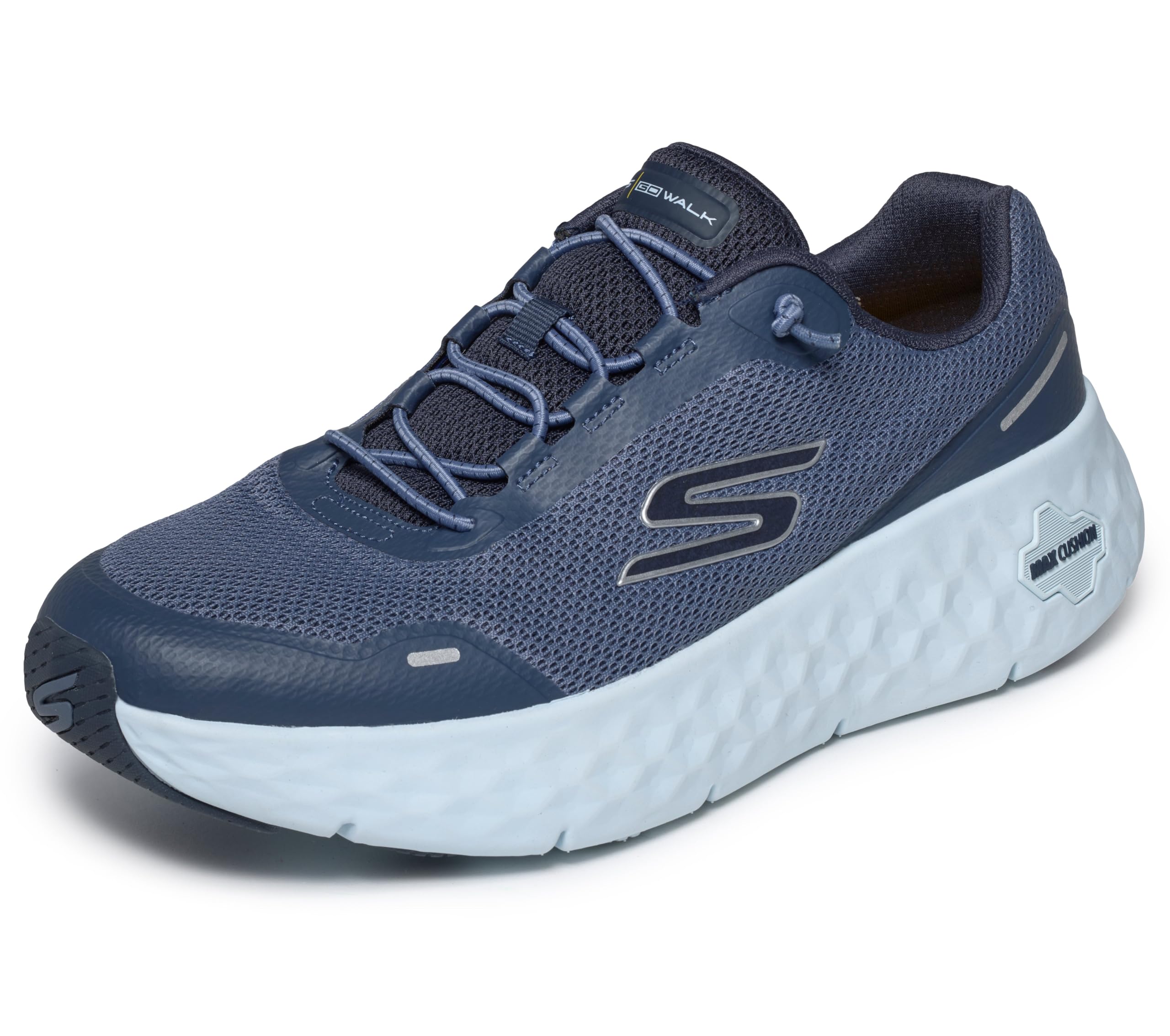Skechers Herren Go Walk Max Cushioning Flex RAF, blau/Marineblau, 10