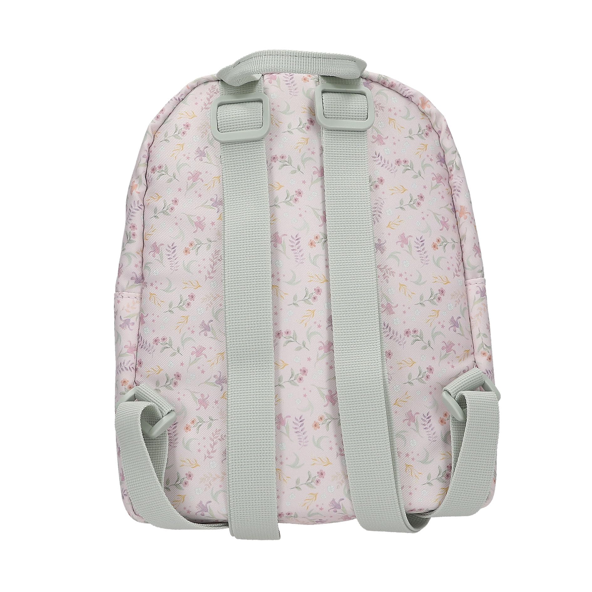 Depesche 13962 TOPModel Blooming Kitty - Rucksack in Flieder, mit Model-Katze-Motiv und Blumenmuster, Tasche mit verstellbaren Trägern