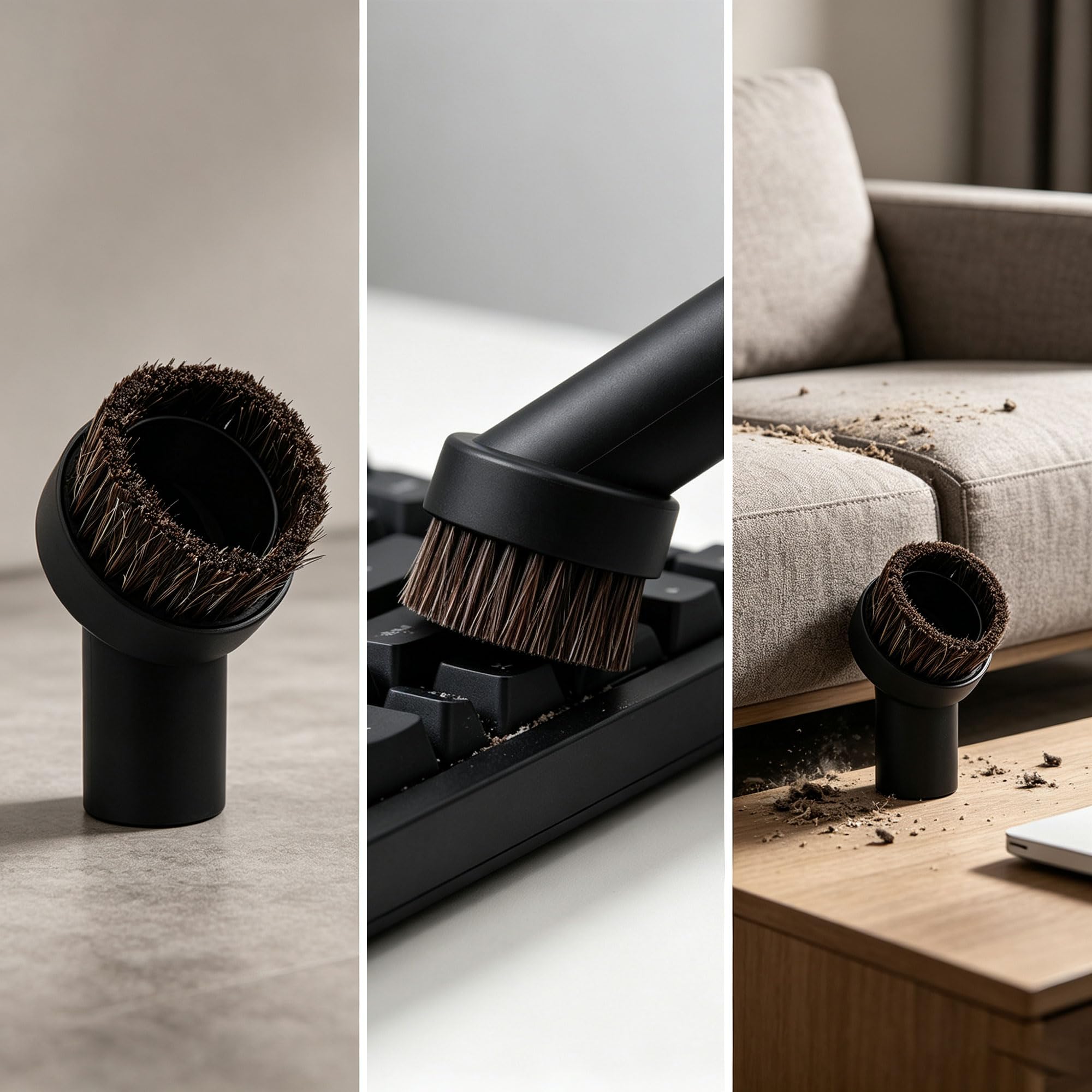 RDEXP Horse Hair Dust Brush - Vacuum Attachment -8 RDEXP Horse Hair Dust Brush - Vacuum Attachment -8